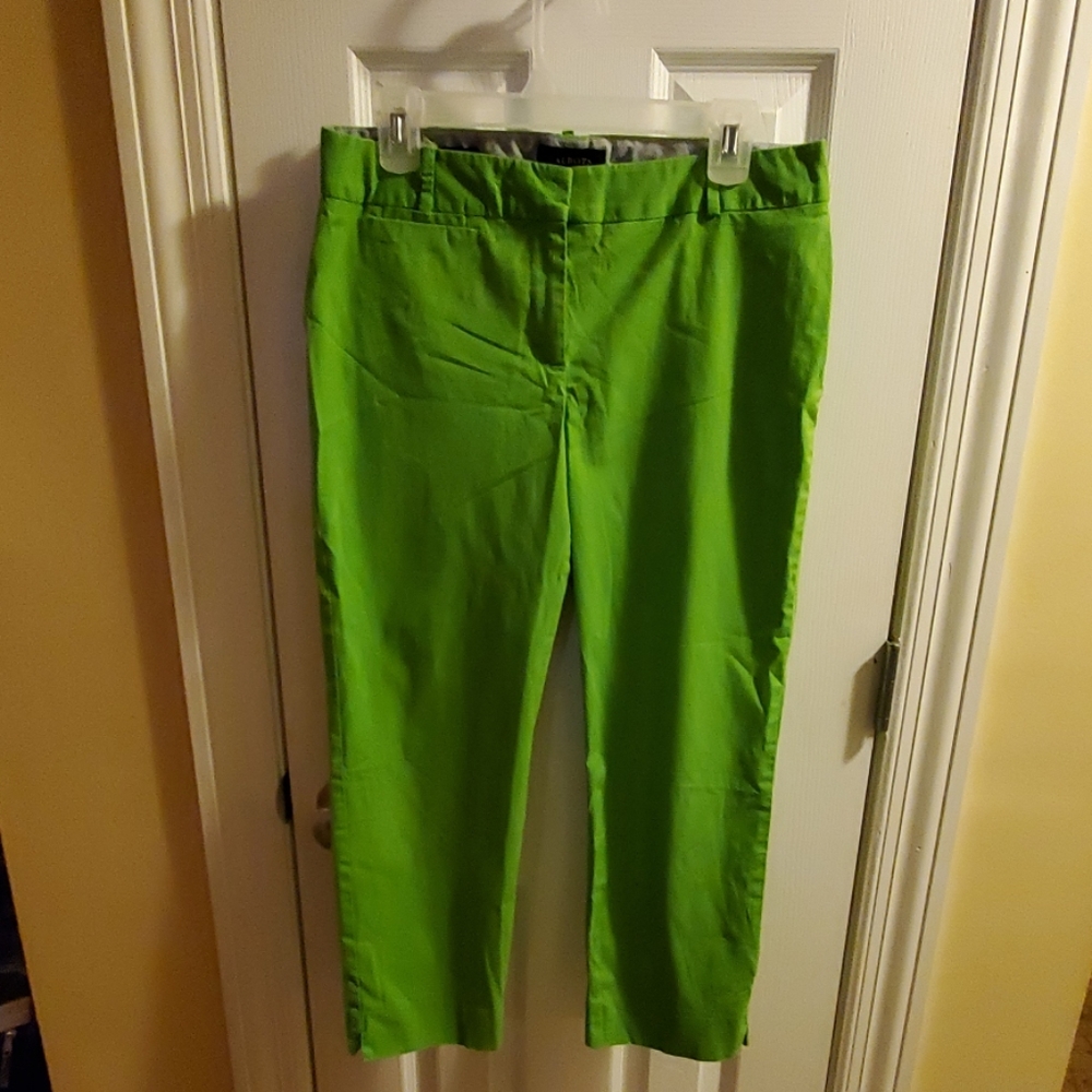 Talbots green ankle pants